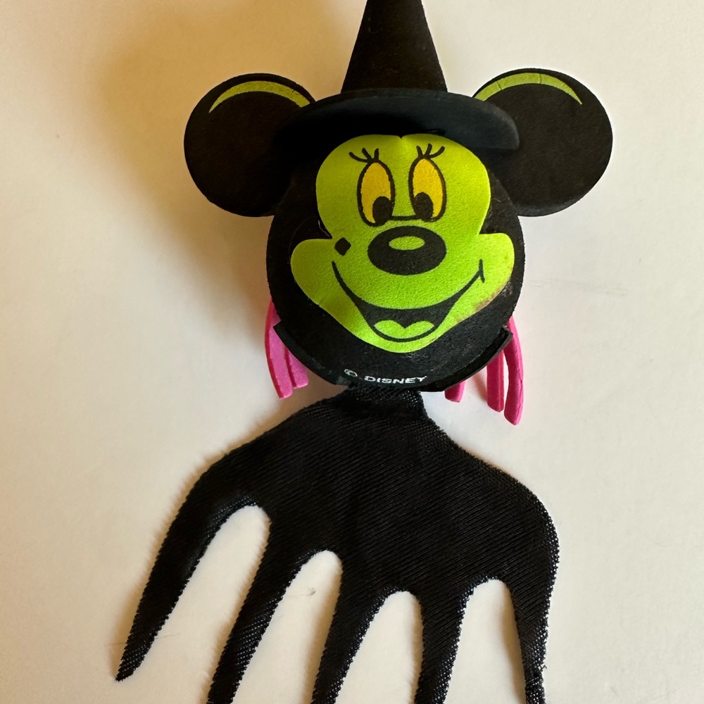RARE Disney Spooky Halloween Antenna Ball Topper Minnie Mouse Witch 3.5"